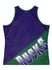 Mitchell & Ness Big Face 5.0 Milwaukee Bucks Tank Top In Purple & Green - Back View