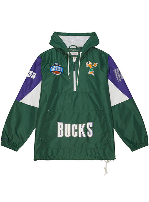 Mitchell & Ness HWC '68 Legendary Slub Red Milwaukee Bucks Long Sleeve  Hooded T-Shirt