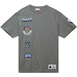 Mitchell & Ness HWC City Collection Milwaukee Bucks T-Shirt In Grey - Front View
