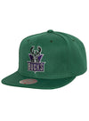 Mitchell & Ness HWC '93 Conference Patch Milwaukee Bucks Snapback Hat