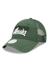 Women's New Era 9Forty Team Truck D3 Green Milwaukee Bucks Adjustable Hat