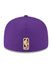 New Era 59Fifty HWC '93 JPack Milwaukee Bucks Fitted Hat In Purple & Green - Back View
