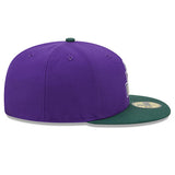 New Era 59Fifty HWC '93 JPack Milwaukee Bucks Fitted Hat In Purple & Green - Right Side View